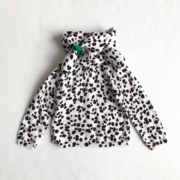 Gymboree hooded spotted animal cardigan EUC 3T - Picture 4 of 4